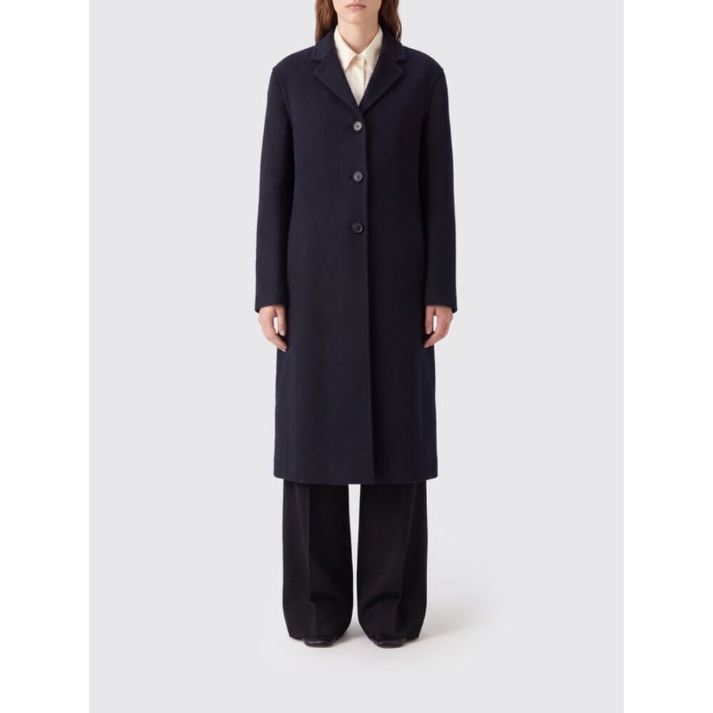 Jil Sander Women Jil Sander Single-Breasted Long Coat In Cashmere And Silk